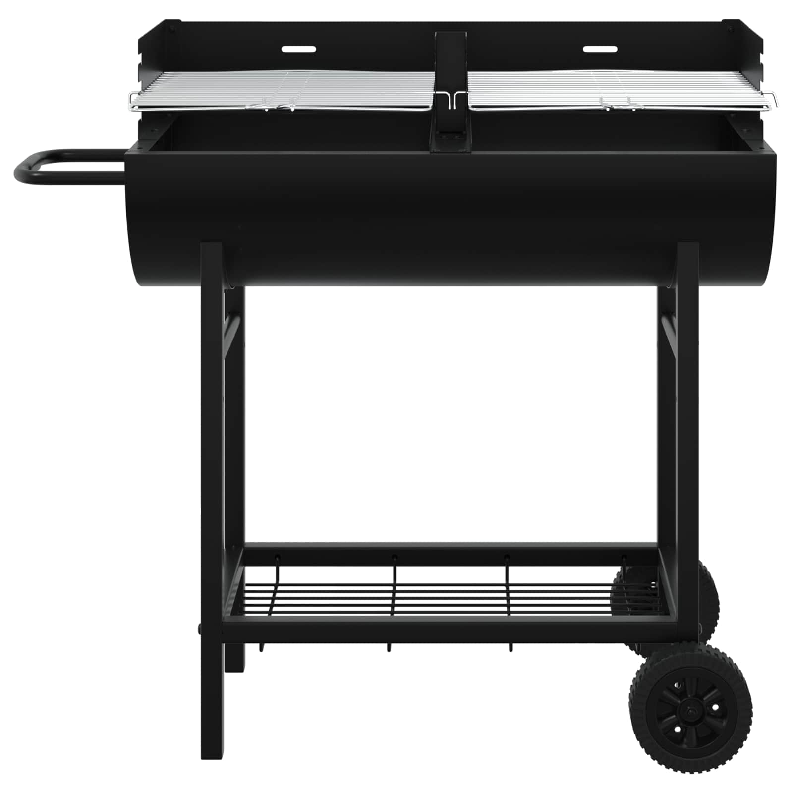 Houtskoolbarbecue Verstelbaar Zwart 96,5 x 42,5 x 88,5 cm