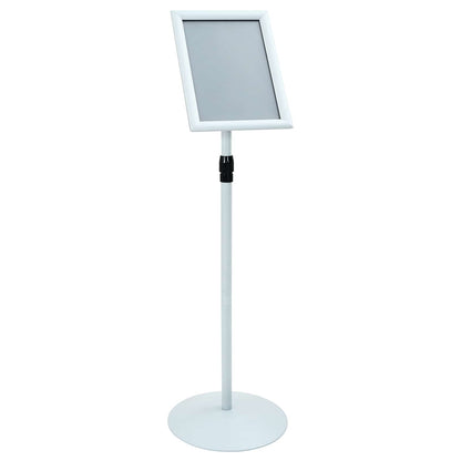 Pedestal Posterstand Zilver 33 x 33 x 126 cm PVC en staal