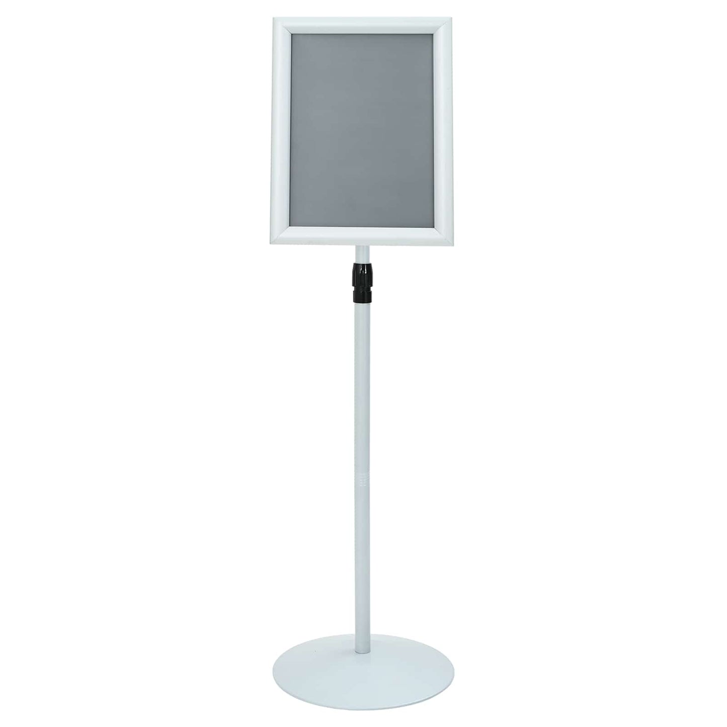 Pedestal Posterstand Zilver 33 x 33 x 126 cm PVC en staal