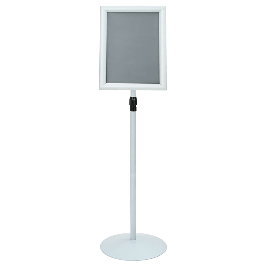 Pedestal Posterstand Zilver 33 x 33 x 126 cm PVC en staal