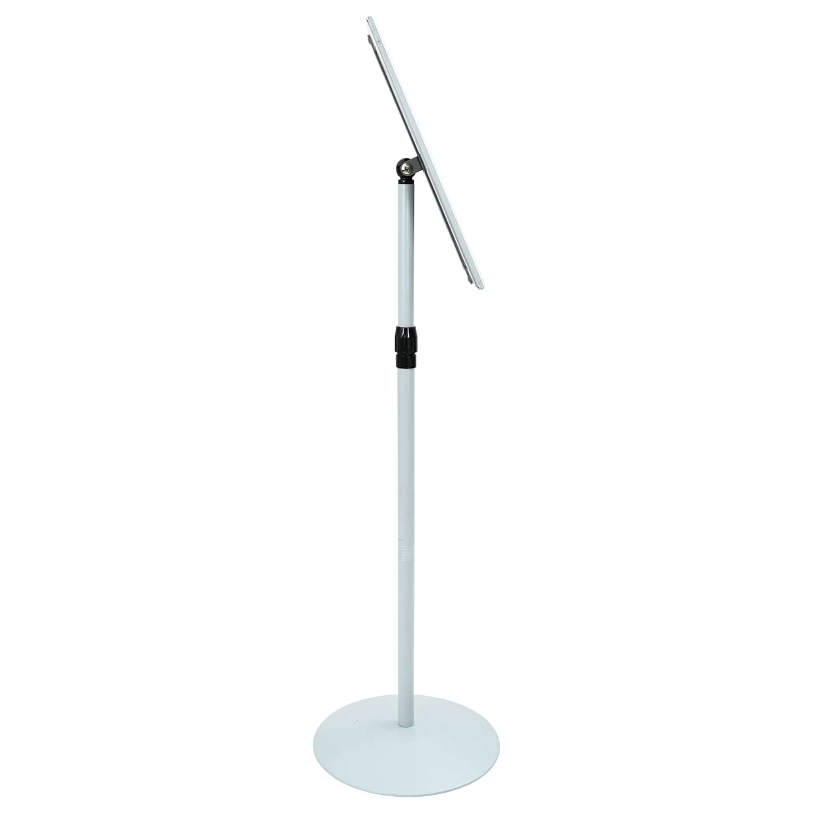 Pedestal Posterstand Zilver 33 x 33 x 126 cm PVC en staal