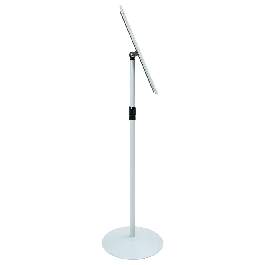 Pedestal Posterstand Zilver 33 x 33 x 126 cm PVC en staal