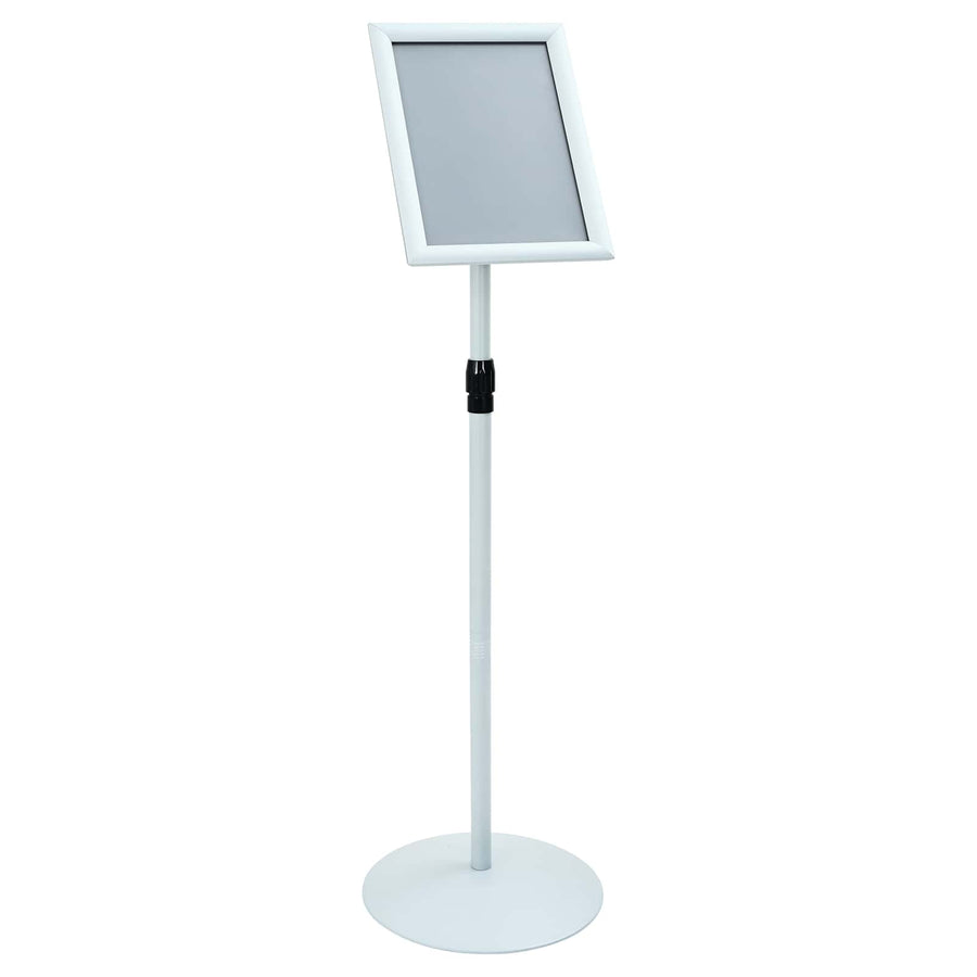 Pedestal Posterstand Zilver 33 x 33 x 123 cm PVC en staal