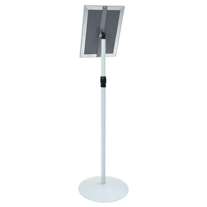 Pedestal Posterstand Zilver 33 x 33 x 123 cm PVC en staal
