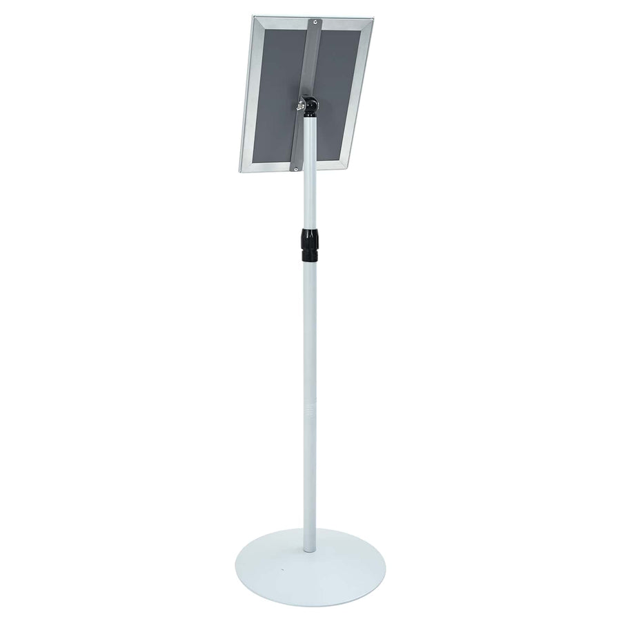 Pedestal Posterstand Zilver 33 x 33 x 123 cm PVC en staal