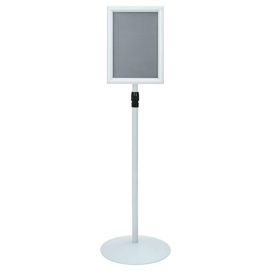 Pedestal Posterstand Zilver 33 x 33 x 123 cm PVC en staal