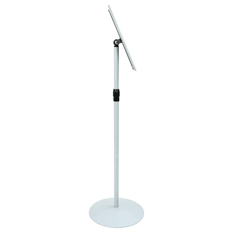 Pedestal Posterstand Zilver 33 x 33 x 123 cm PVC en staal