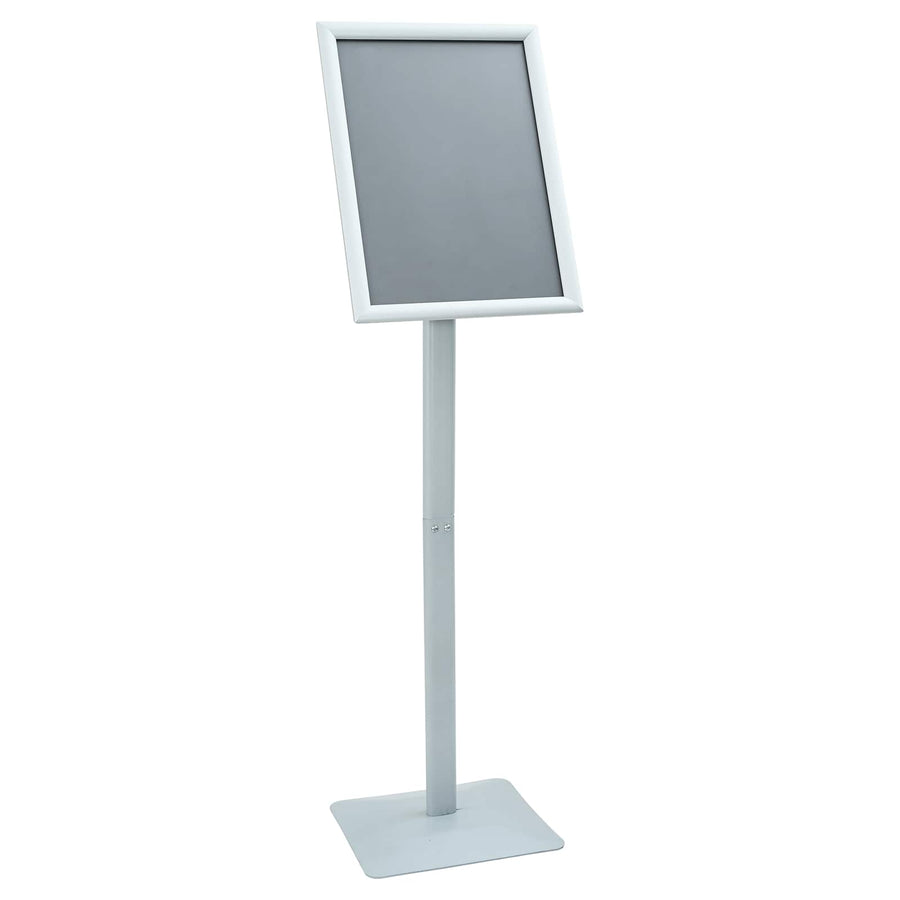 Pedestal Posterstand Zilver 32,5 x 27 x 126 cm PVC en gietijzer