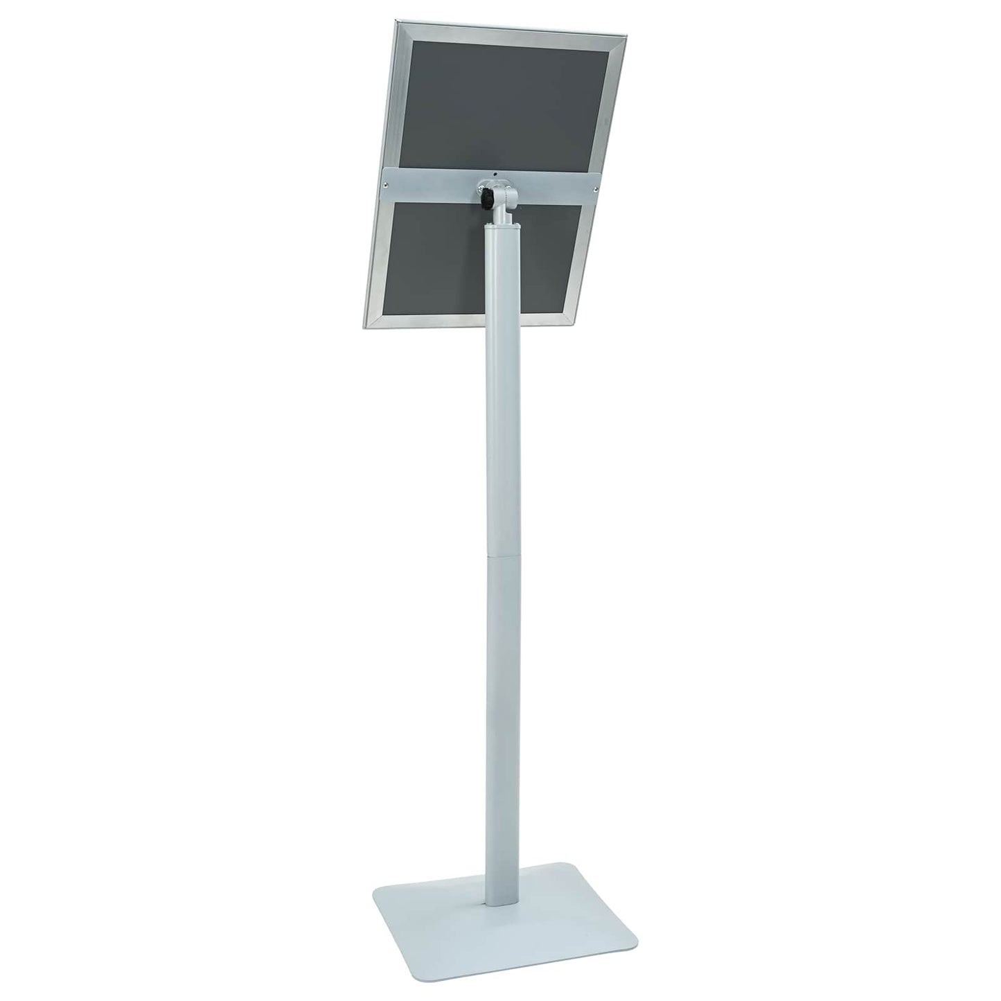 Pedestal Posterstand Zilver 32,5 x 27 x 126 cm PVC en gietijzer