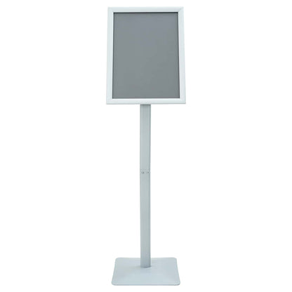 Pedestal Posterstand Zilver 32,5 x 27 x 126 cm PVC en gietijzer