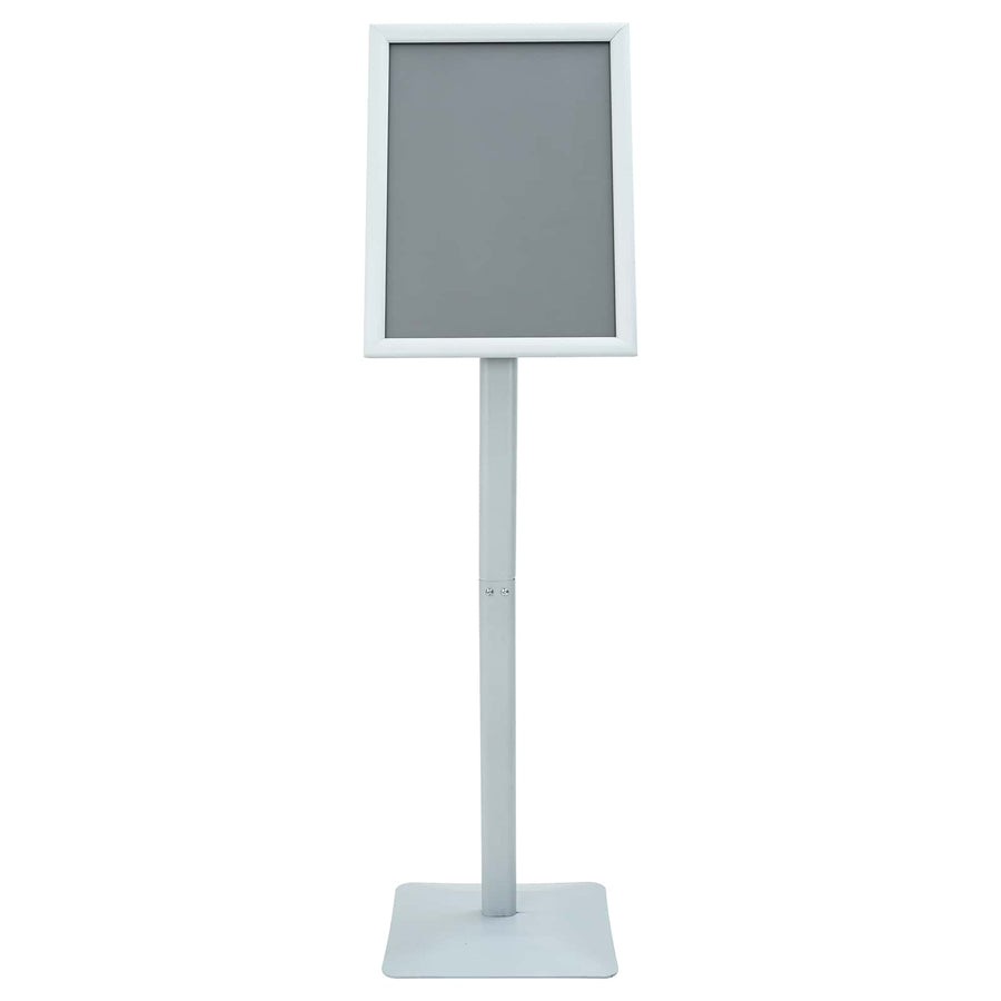 Pedestal Posterstand Zilver 32,5 x 27 x 126 cm PVC en gietijzer