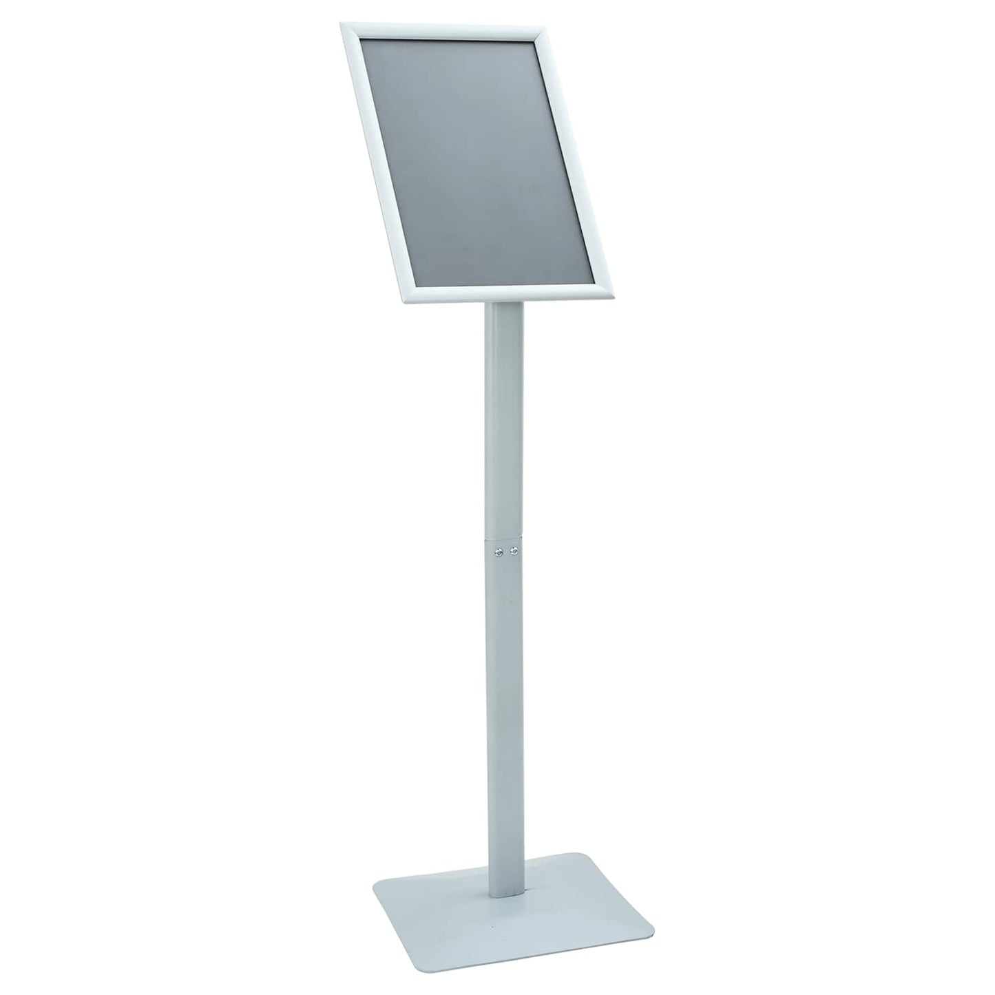 Pedestal Posterstand Zilver 32 x 27 x 119 cm PVC en gietijzer