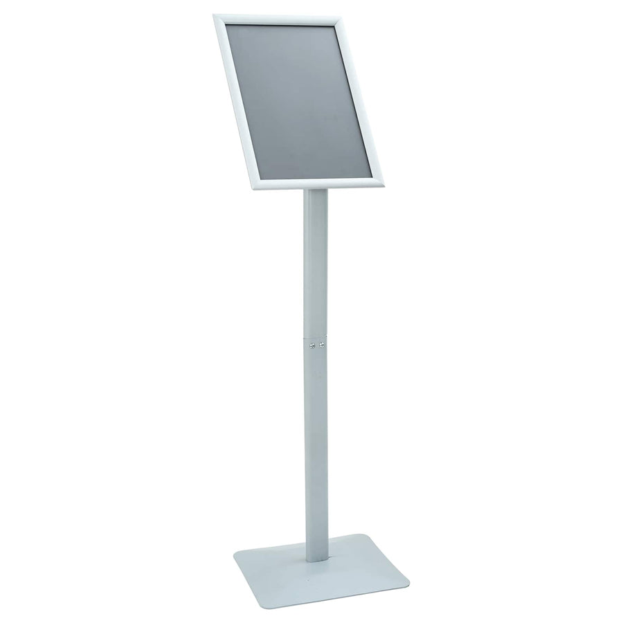 Pedestal Posterstand Zilver 32 x 27 x 119 cm PVC en gietijzer