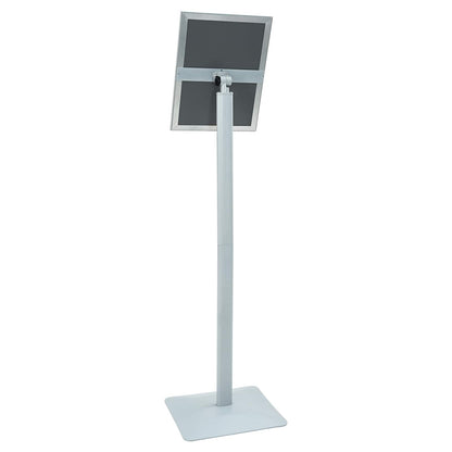 Pedestal Posterstand Zilver 32 x 27 x 119 cm PVC en gietijzer