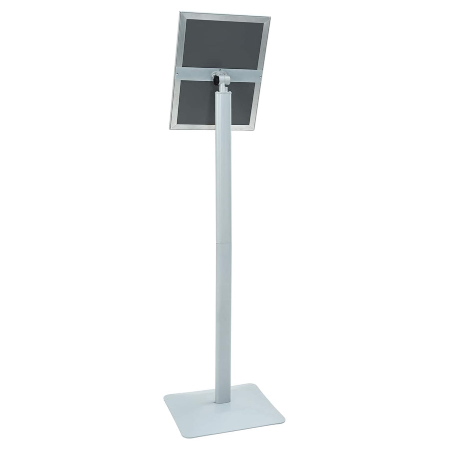Pedestal Posterstand Zilver 32 x 27 x 119 cm PVC en gietijzer