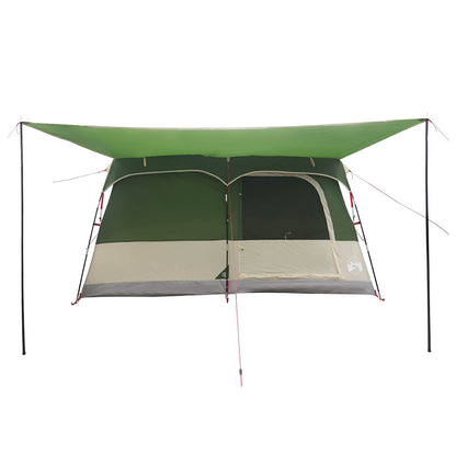 Gezinstent met dak Groen 320 x 210 x 180 cm Polyester