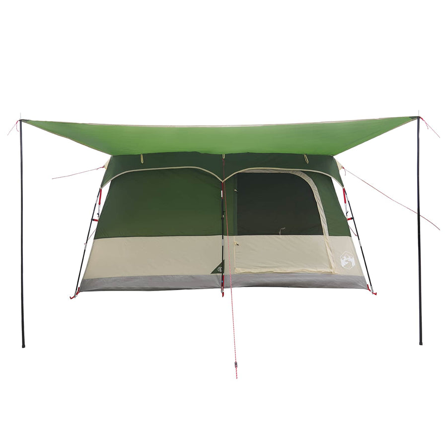 Gezinstent met dak Groen 320 x 210 x 180 cm Polyester