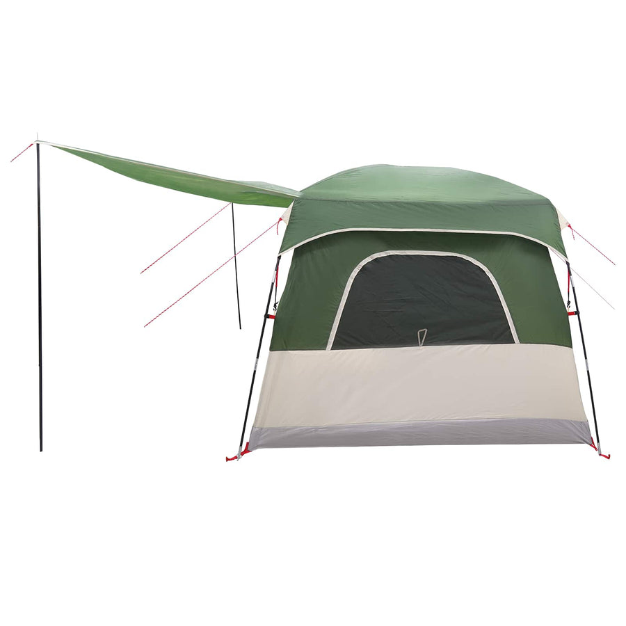 Gezinstent met dak Groen 320 x 210 x 180 cm Polyester
