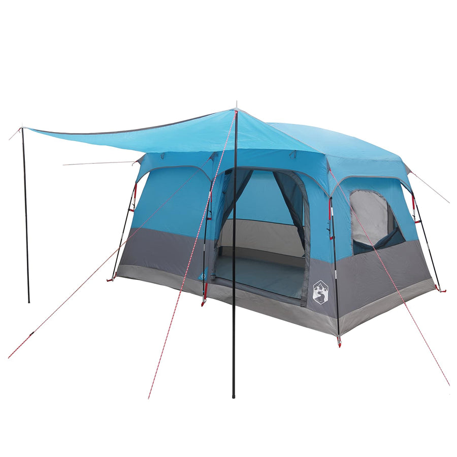 Gezinstent met dak Blauw 320 x 210 x 180 cm Polyester