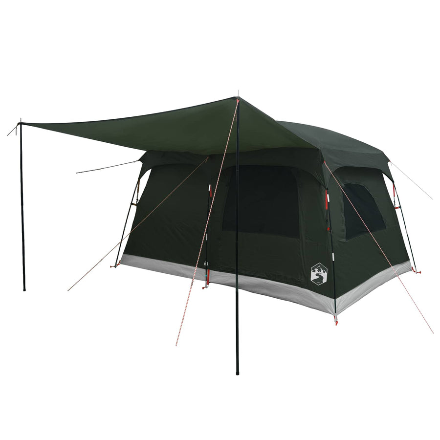 Gezinstent met dak Legergroen 320 x 210 x 180 cm Polyester