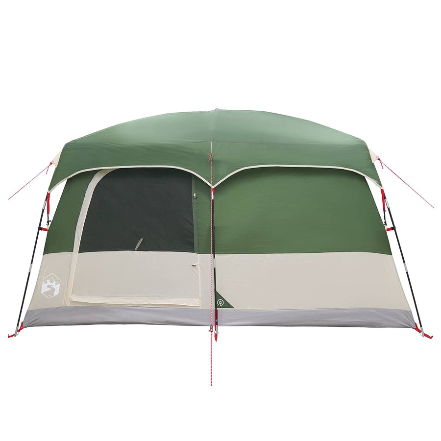Gezinstent met dak Groen 380 x 260 x 190 cm Polyester