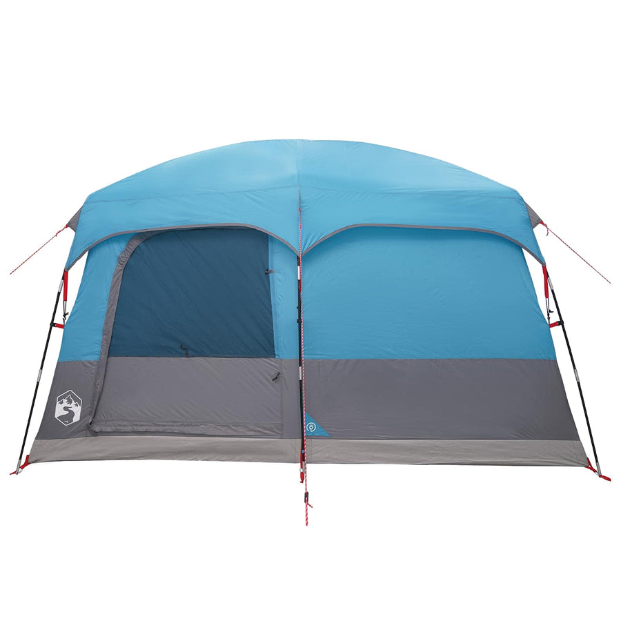 Gezinstent met dak Blauw 380 x 260 x 190 cm Polyester