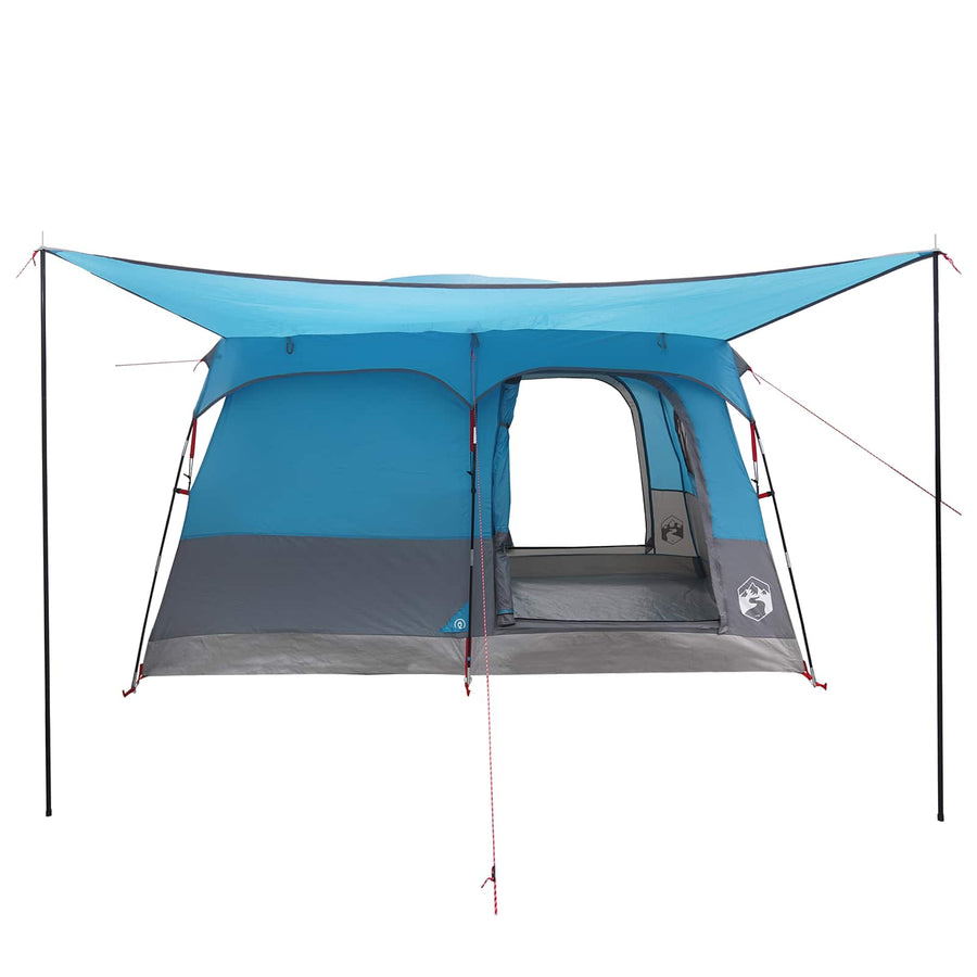 Gezinstent met dak Blauw 380 x 260 x 190 cm Polyester