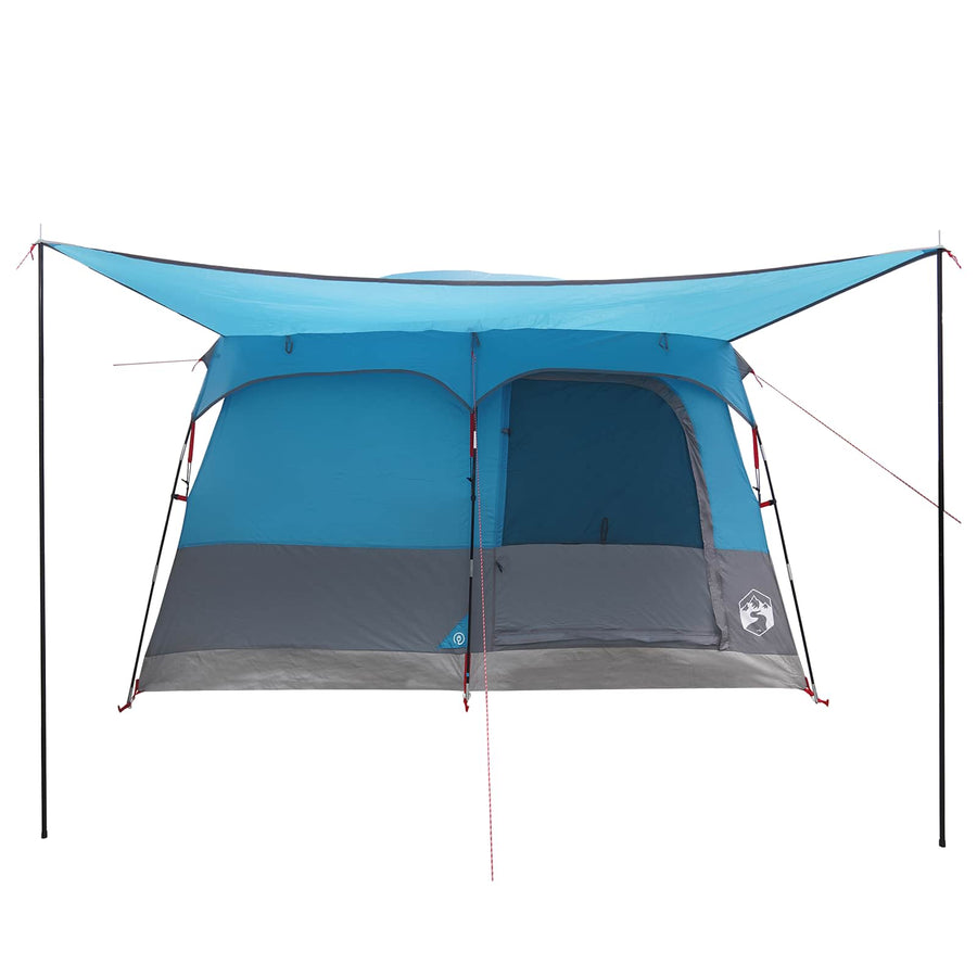 Gezinstent met dak Blauw 380 x 260 x 190 cm Polyester