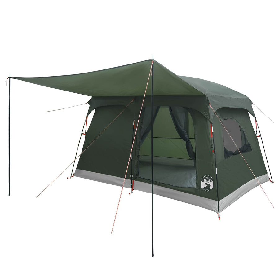 Gezinstent met dak Legergroen 380 x 260 x 190 cm Polyester