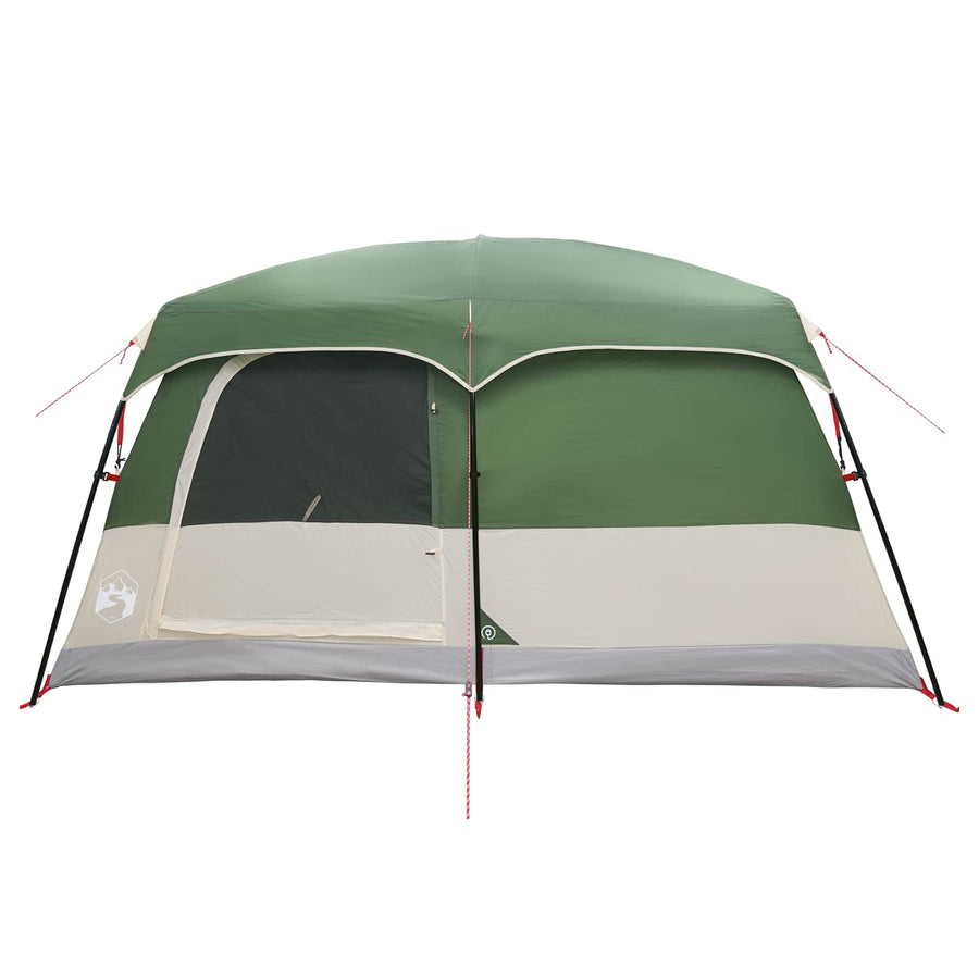 Gezinstent met dak Groen 420 x 305 x 200 cm Polyester en staal