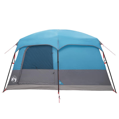 Gezinstent met dak Blauw 420 x 305 x 200 cm Polyester en staal