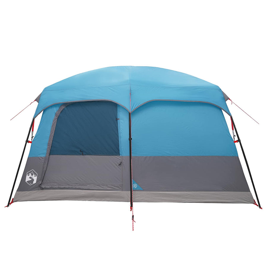 Gezinstent met dak Blauw 420 x 305 x 200 cm Polyester en staal