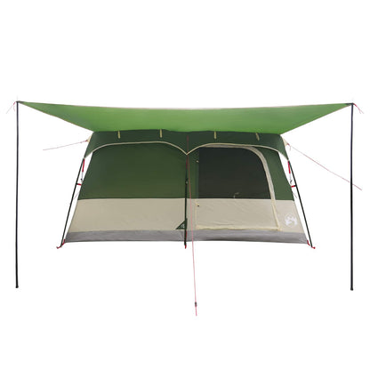 Gezinstent met dak Groen 500 x 400 x 230 cm Polyester en staal