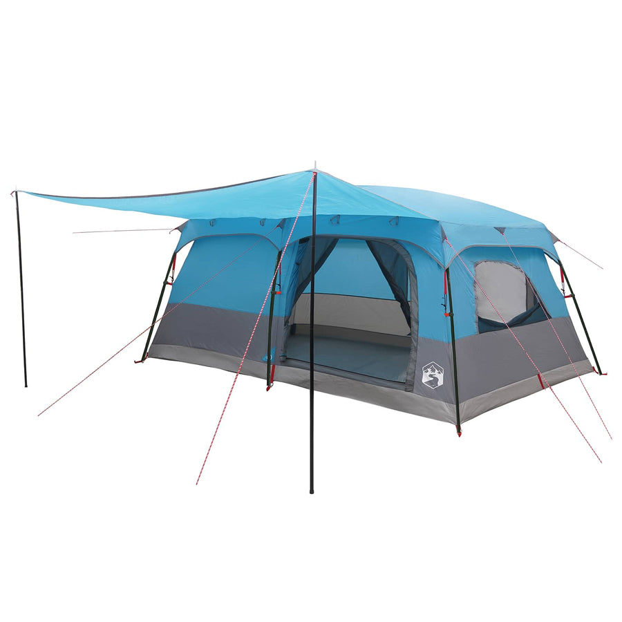 Gezinstent met dak Blauw 500 x 400 x 230 cm Polyester en staal
