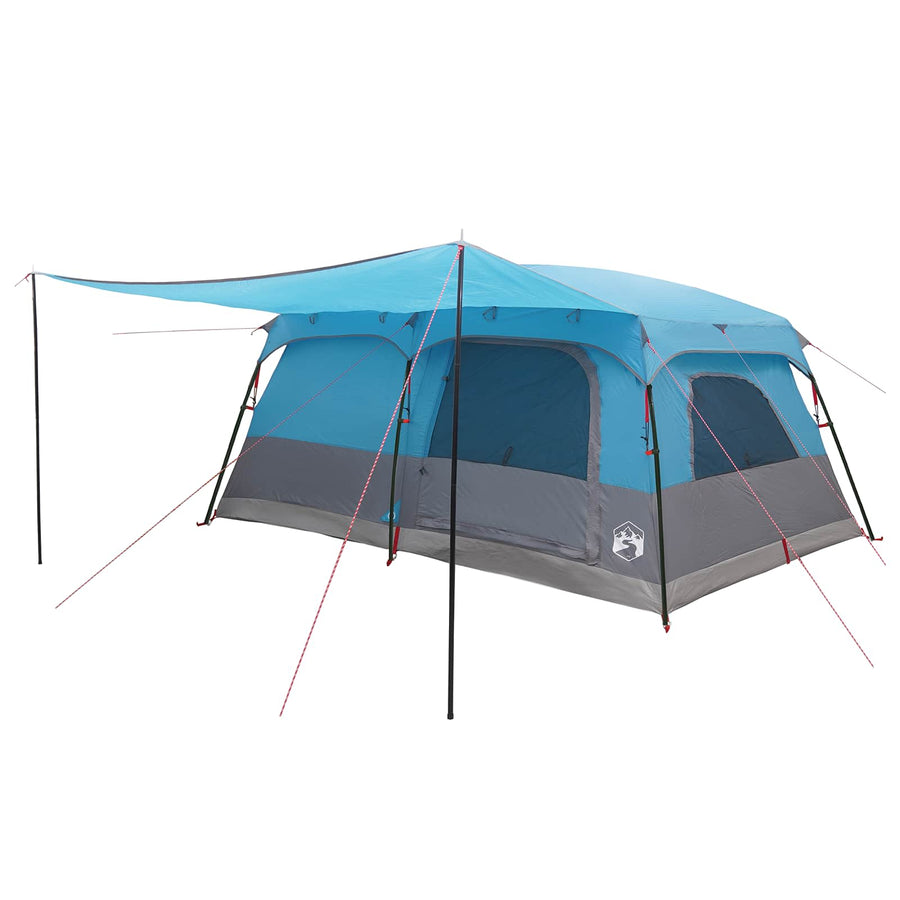 Gezinstent met dak Blauw 500 x 400 x 230 cm Polyester en staal