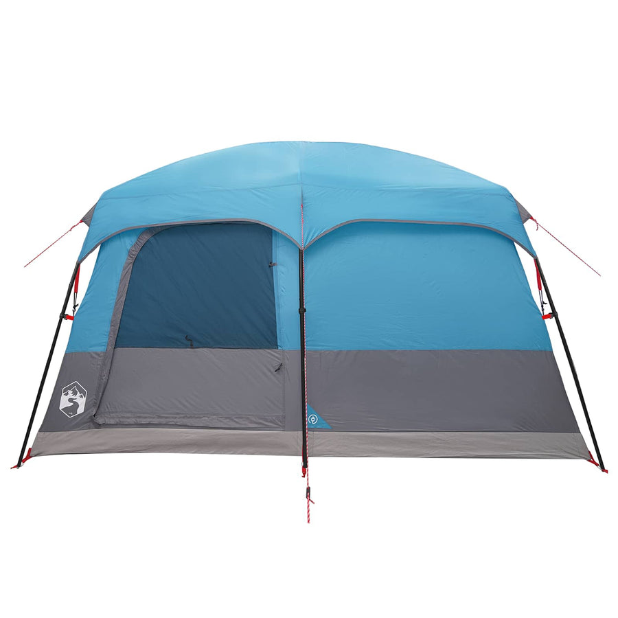 Gezinstent met dak Blauw 500 x 400 x 230 cm Polyester en staal