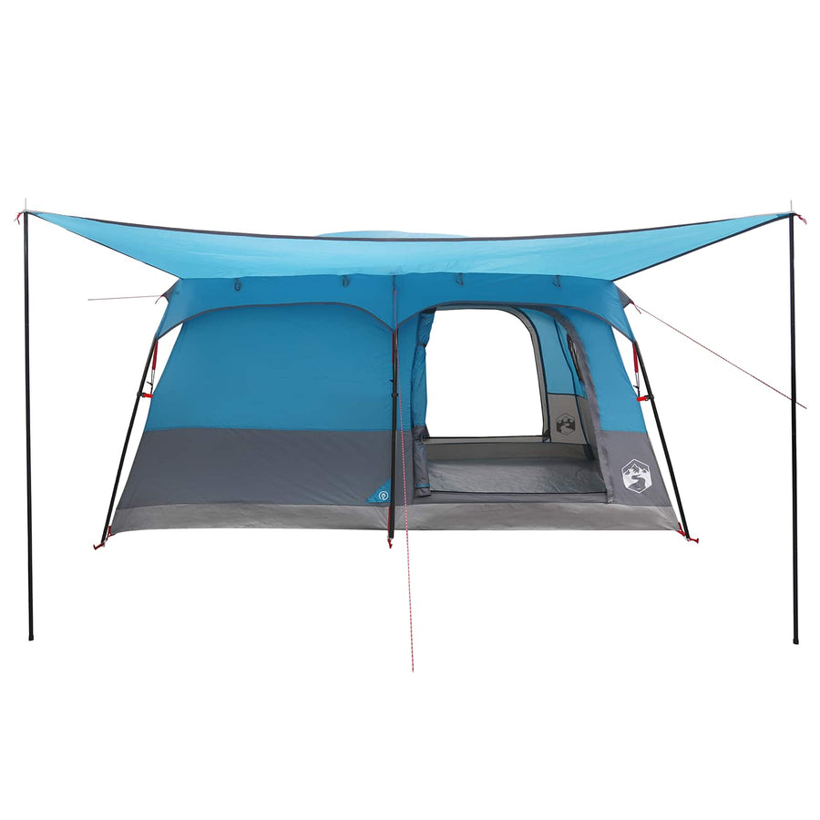 Gezinstent met dak Blauw 500 x 400 x 230 cm Polyester en staal