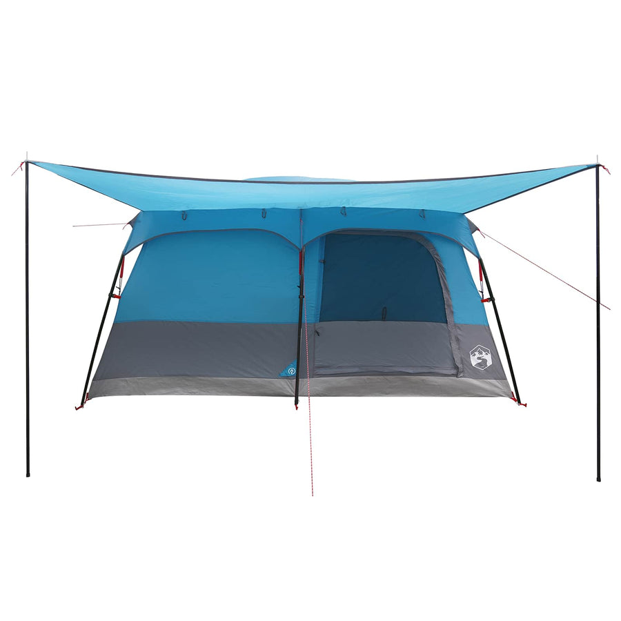 Gezinstent met dak Blauw 500 x 400 x 230 cm Polyester en staal