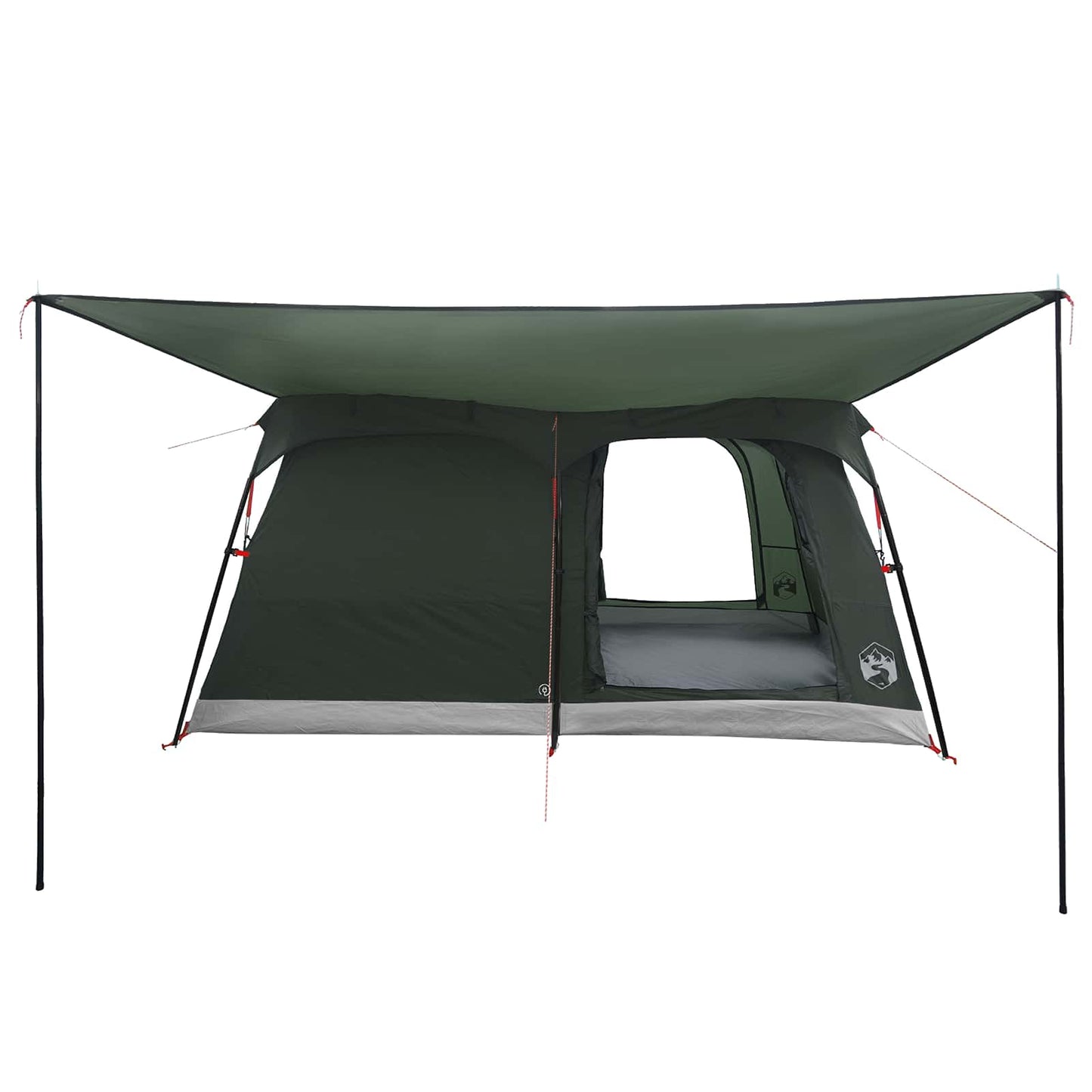 Gezinstent Legergroen 500 x 400 x 230 cm Polyester en staal