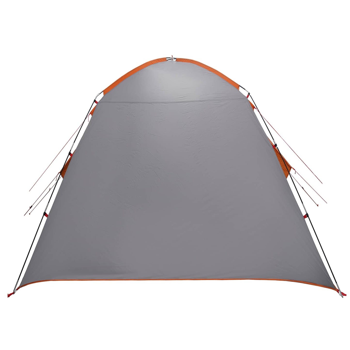 Huisje Tent Grijs en Oranje 210 x 210 x 138 cm Polyester