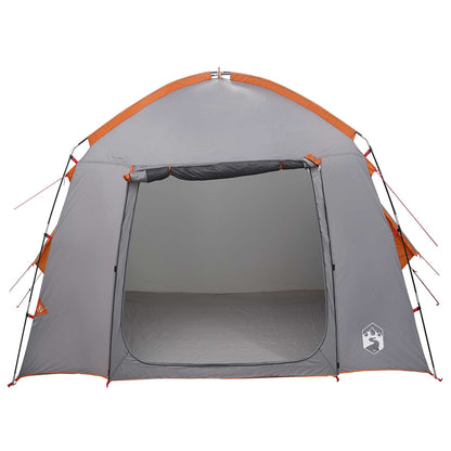 Huisje Tent Grijs en Oranje 210 x 210 x 138 cm Polyester