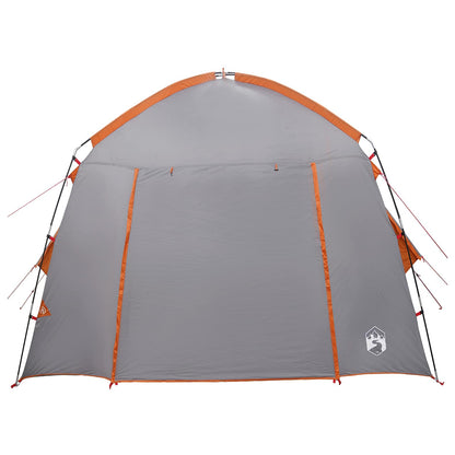 Huisje Tent Grijs en Oranje 210 x 210 x 138 cm Polyester