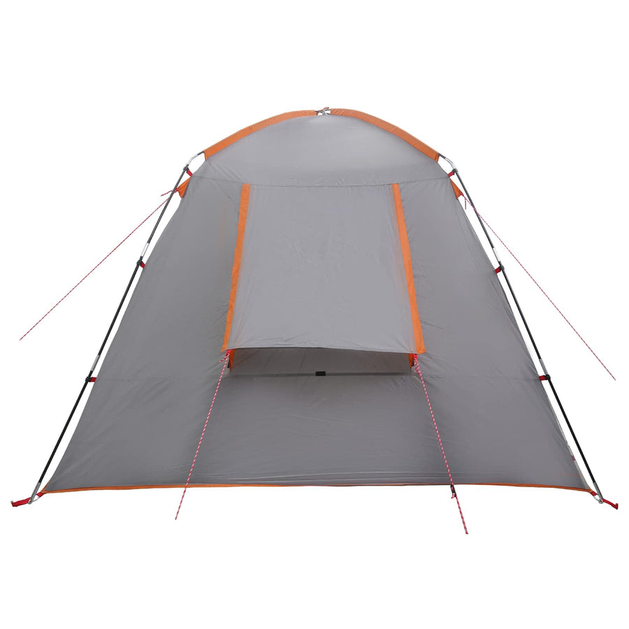 Huisje Tent Grijs en Oranje 210 x 210 x 138 cm Polyester