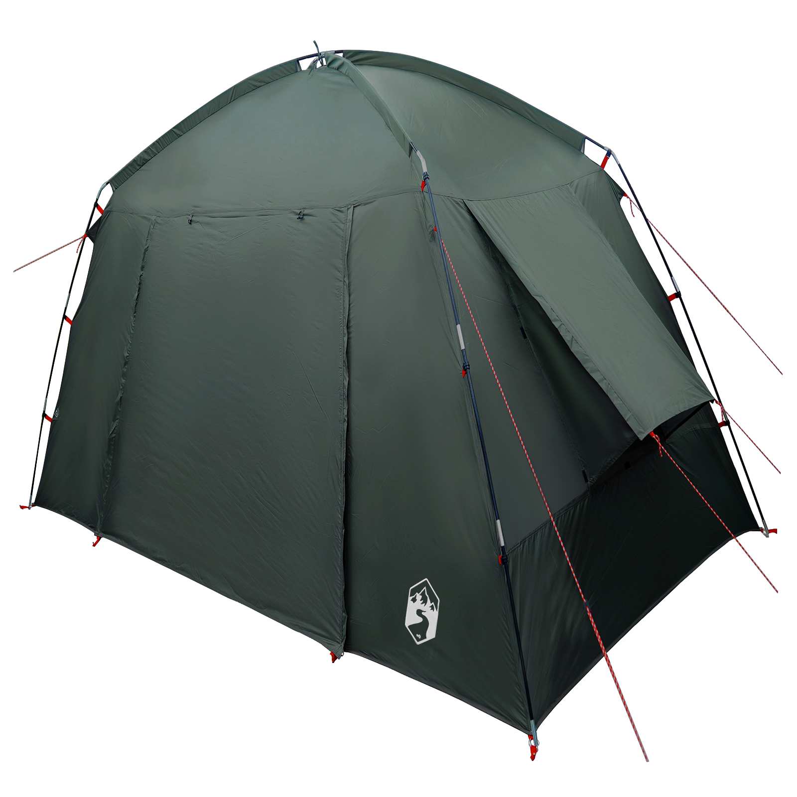 Huisje Tent met dak Legergroen 210 x 210 x 138 cm Polyester