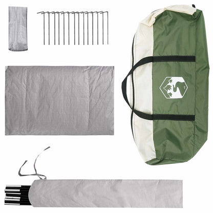 Huisje Tent met dak Groen 300 x 210 x 156 cm Polyester