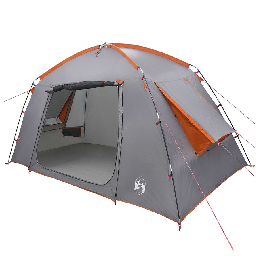 Huisje Tent Grijs en Oranje 300 x 210 x 156 cm Polyester