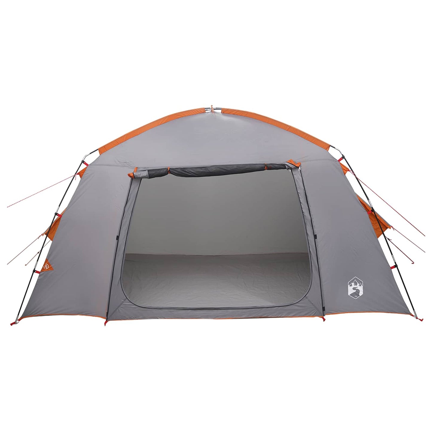 Huisje Tent Grijs en Oranje 300 x 210 x 156 cm Polyester