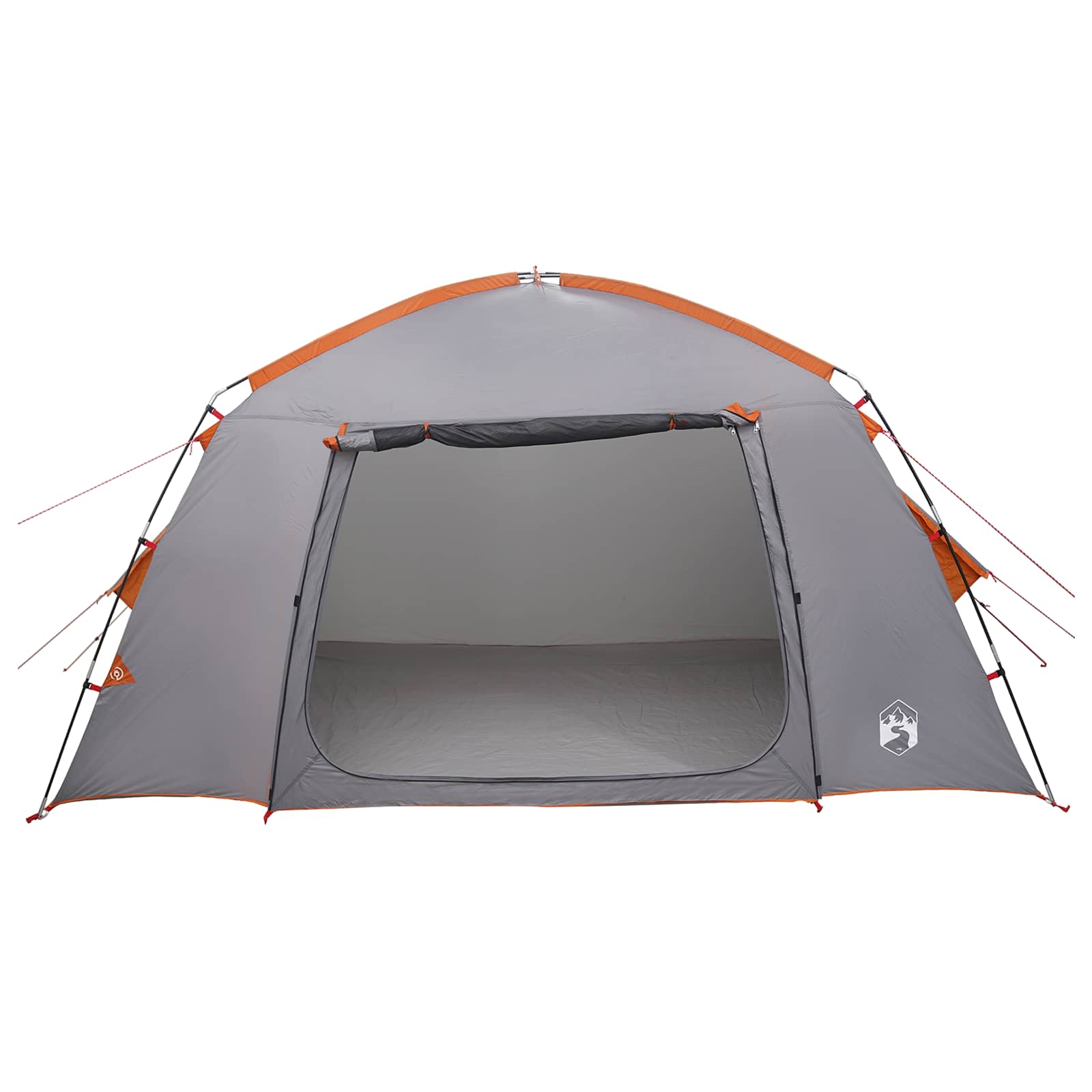 Huisje Tent Grijs en Oranje 300 x 210 x 156 cm Polyester