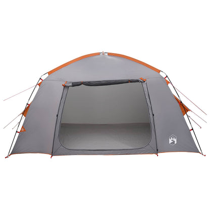 Huisje Tent Grijs en Oranje 300 x 210 x 156 cm Polyester