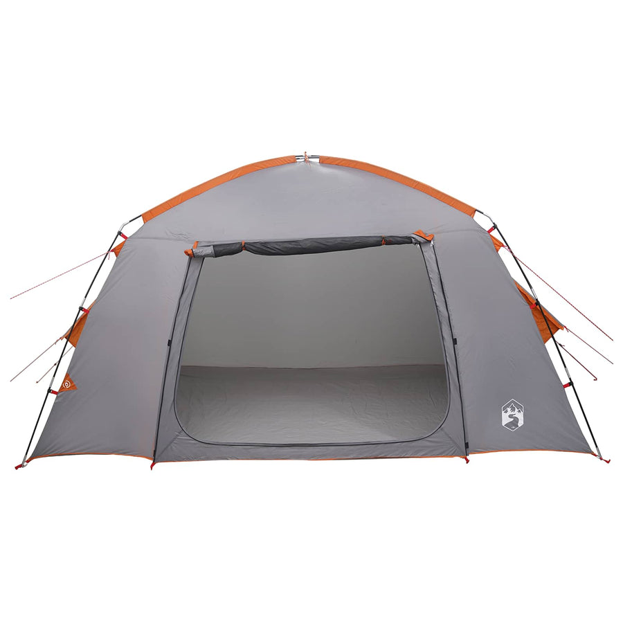 Huisje Tent Grijs en Oranje 300 x 210 x 156 cm Polyester